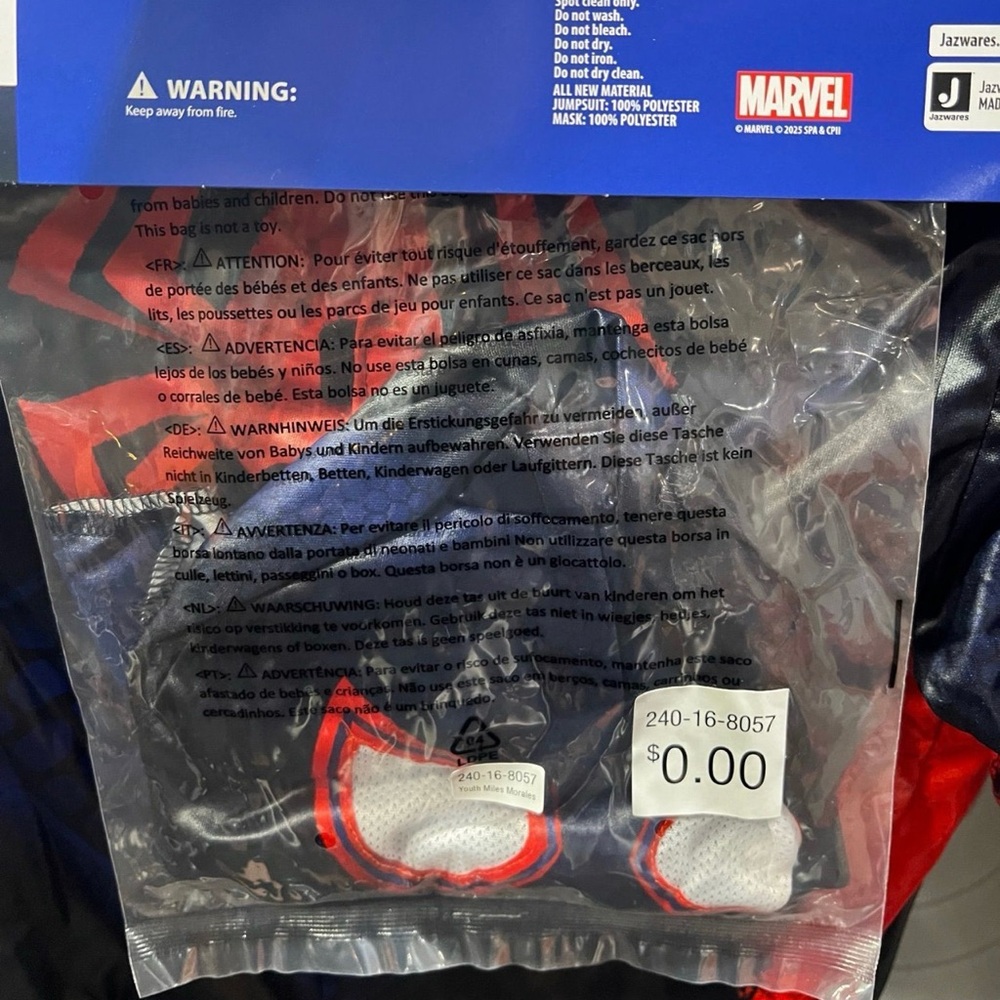 Marvel Miles Morales Spiderman & friends Halloween youth small 4-6 Costume - Picture 3 of 3